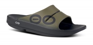 Oofos OOahh Sport Slide Sandal Sandalen Heren Groen | WB4152839