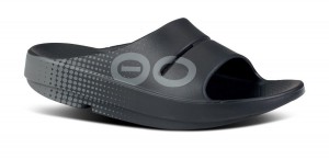 Oofos OOahh Sport Slide Sandal Sandalen Heren Zwart | QW1974306