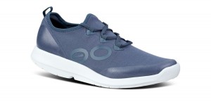 Oofos OOmg Sport LS Low Shoe Schoenen Heren Wit Blauw | LX5284139