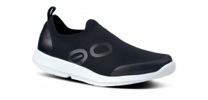 Oofos OOmg Sport Low Shoe Schoenen Dames Wit Zwart | WK6812534