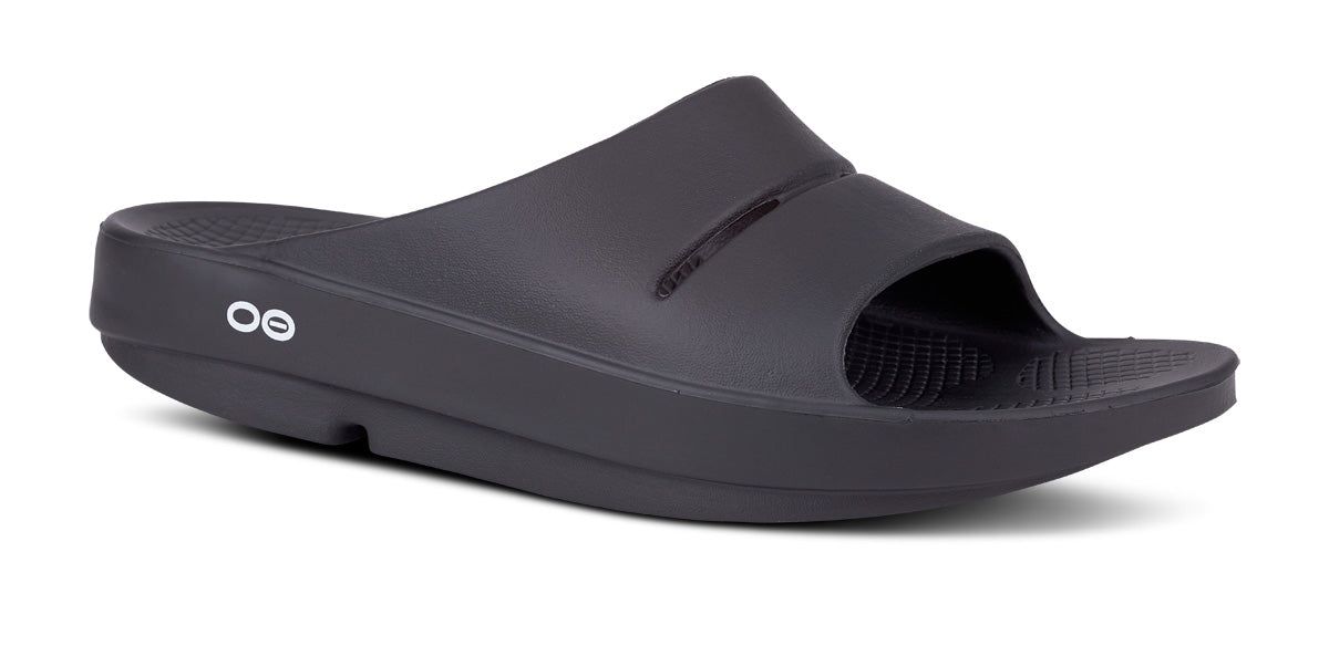 Oofos OOahh Slide Sandal Sandalen Heren Zwart | KC0587293