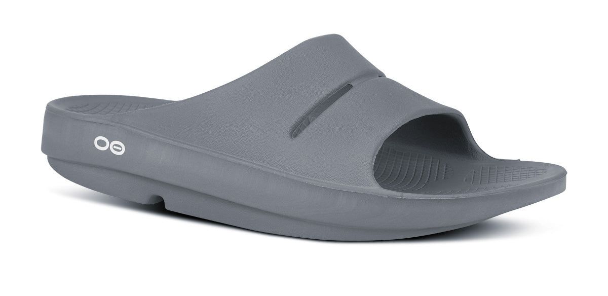 Oofos OOahh Slide Sandal Sandalen Heren Slate | QC1543890