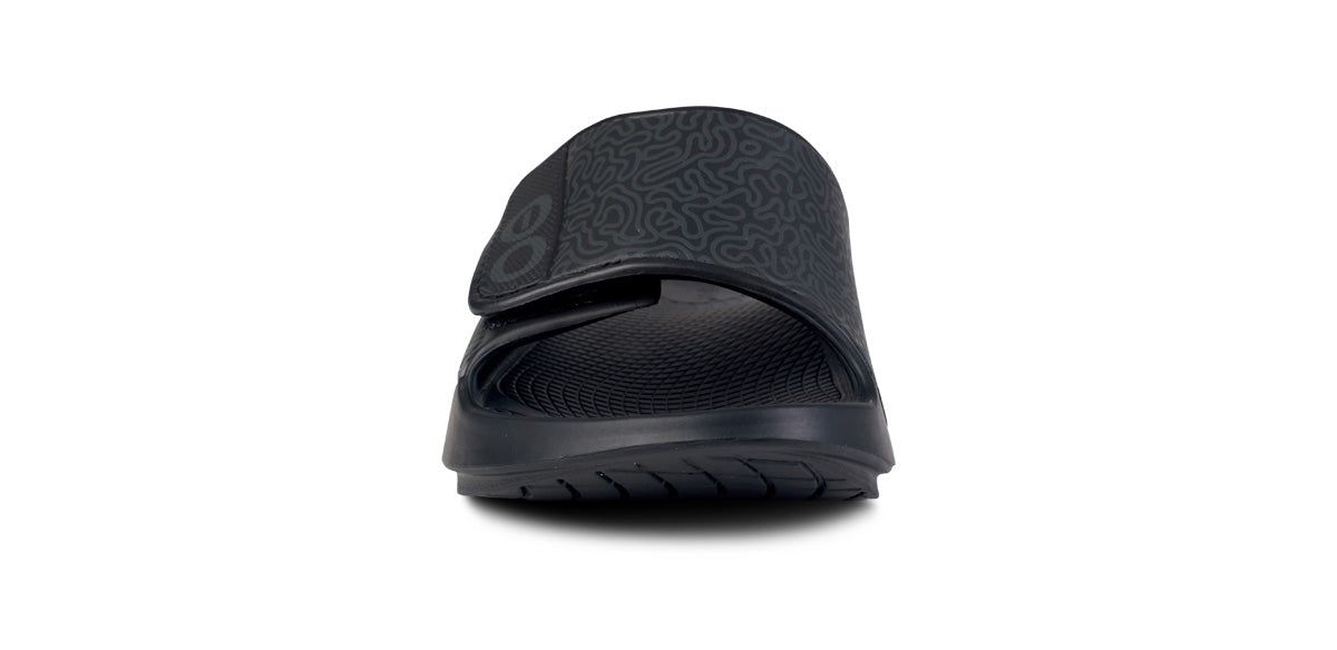 Oofos OOahh Sport Flex Sandal Sandalen Heren Zwart | EO5019473