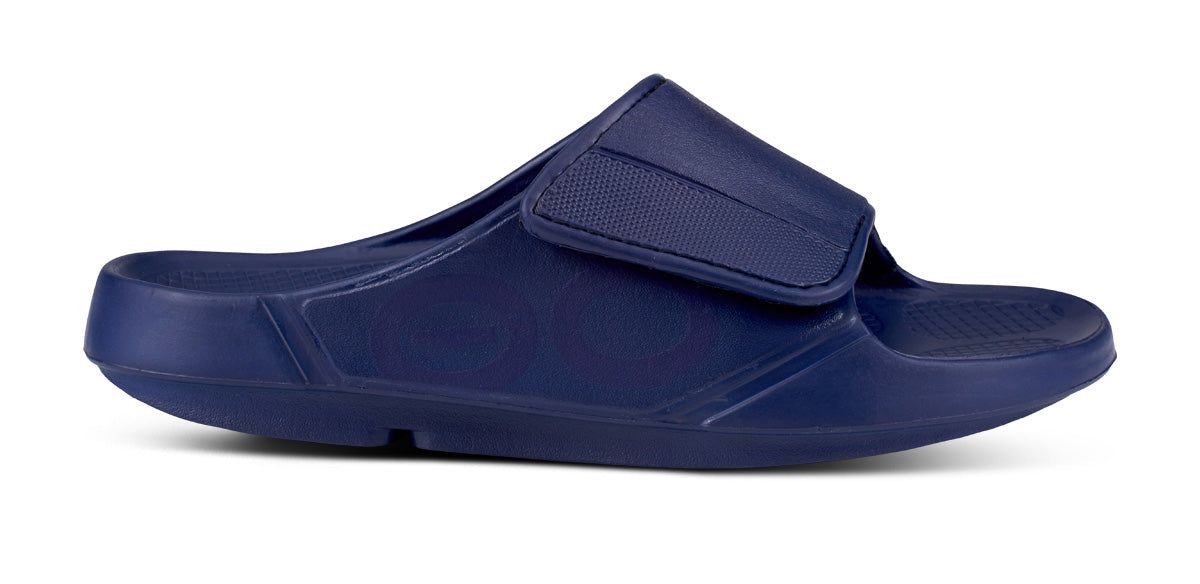 Oofos OOahh Sport Flex Sandal Sandalen Heren Donkerblauw | UD0268174