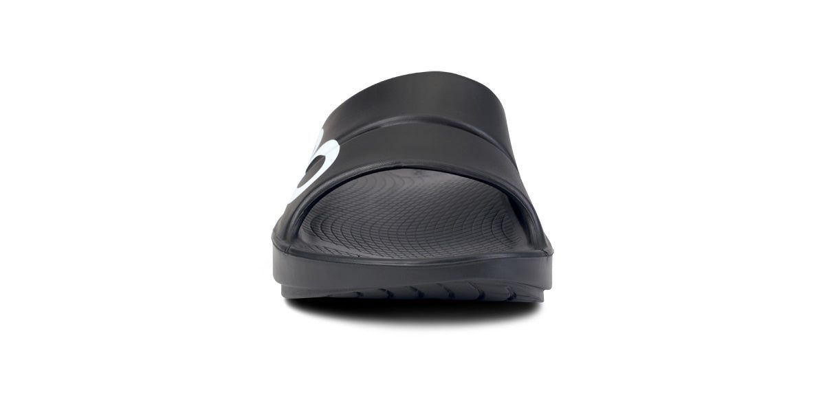 Oofos OOahh Sport Slide Sandal Sandalen Heren Wit Zwart | IY3541697