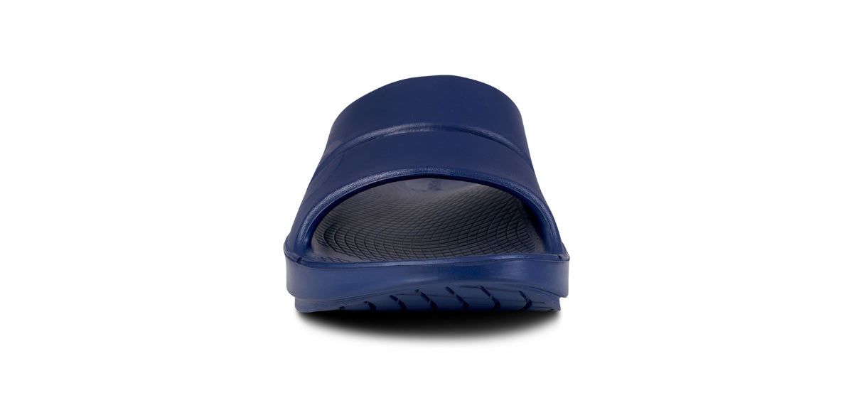 Oofos OOahh Sport Slide Sandal Sandalen Dames Koningsblauw Donkerblauw | IB3620194