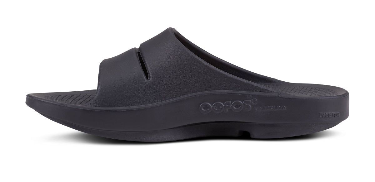 Oofos OOahh Sport Slide Sandal Sandalen Dames Zwart | EU2649053