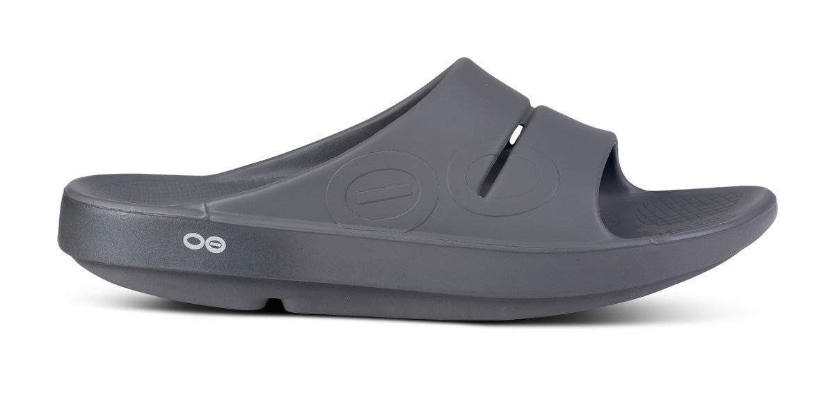 Oofos OOahh Sport Slide Sandal Sandalen Heren Donker | ES6281304