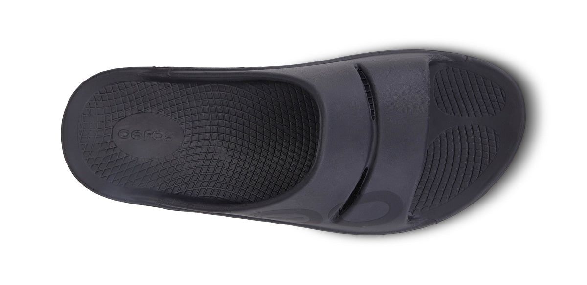 Oofos OOahh Sport Slide Sandal Sandalen Heren Zwart | BO8690537