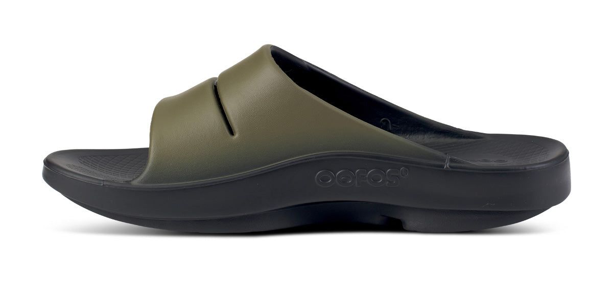 Oofos OOahh Sport Slide Sandal Sandalen Heren Groen | WB4152839