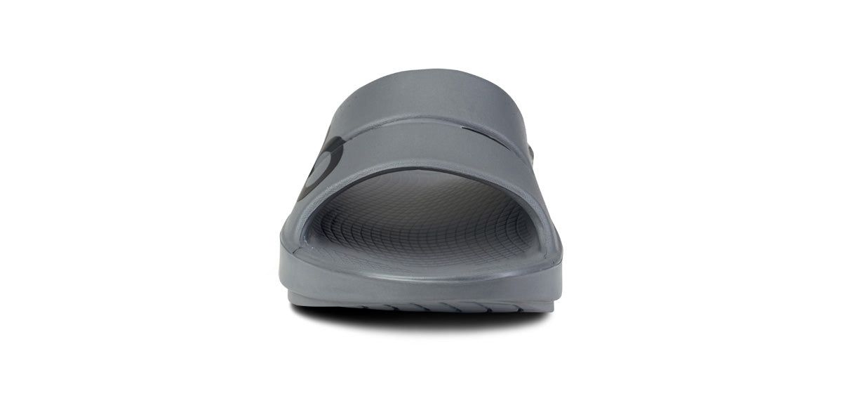 Oofos OOahh Sport Slide Sandal Sandalen Heren Slate | LV9360451