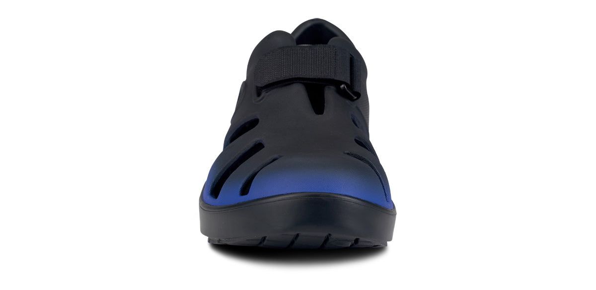 Oofos OOcandoo Sandal Schoenen Heren Zwart Koningsblauw | US2713806