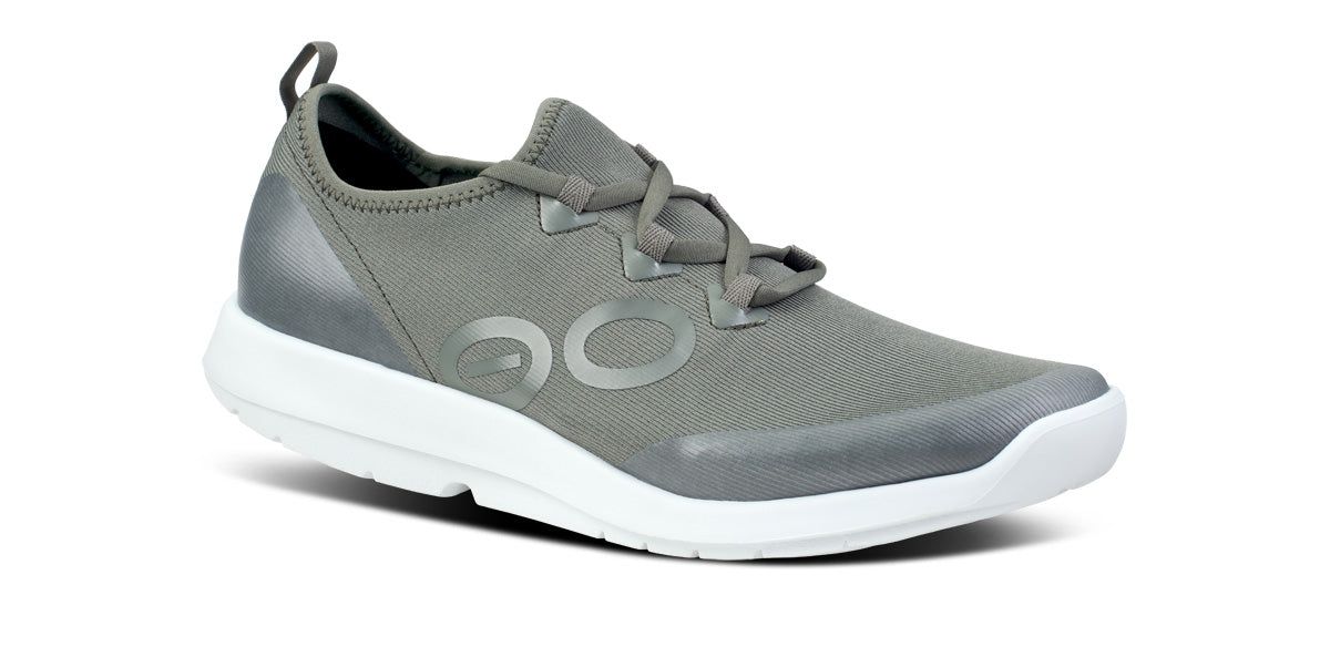 Oofos OOmg Sport LS Low Shoe Schoenen Heren Wit Olijfgroen | GT4835026