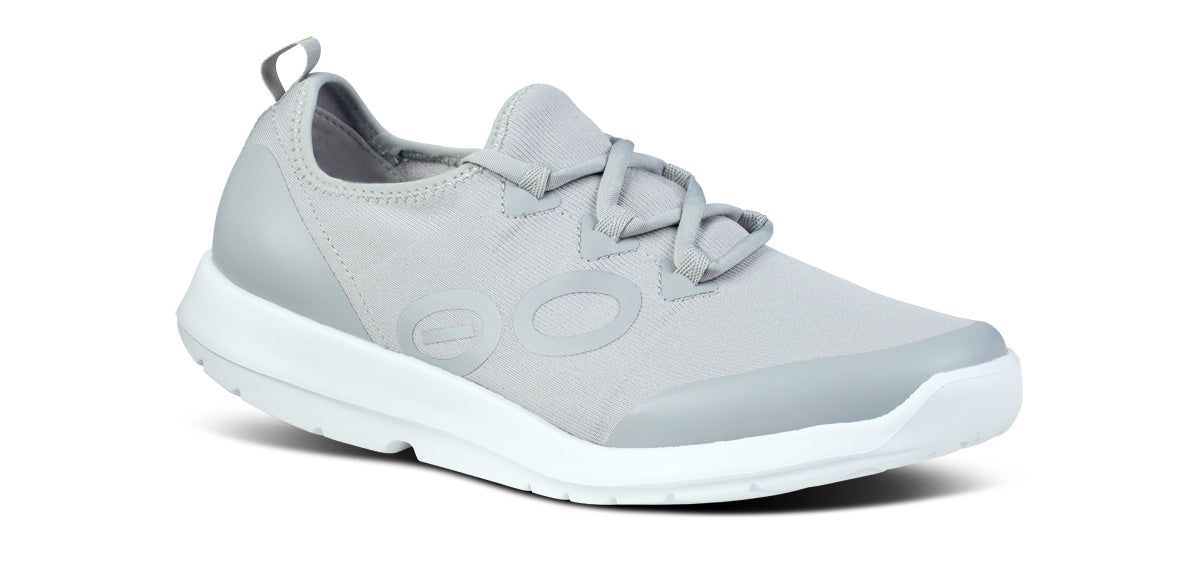 Oofos OOmg Sport LS Low Shoe Schoenen Heren Wit Grijs | WU8064195