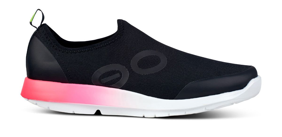 Oofos OOmg Sport Low Shoe Schoenen Dames Roze Zwart | NH7930546